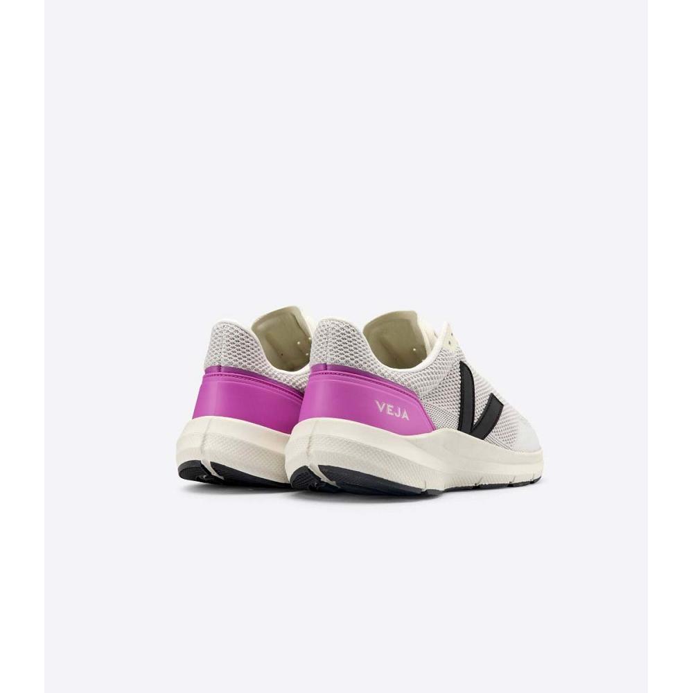 Adidasi Alergare Barbati Veja MARLIN V-KNIT Beige/Purple | RO 143MQZ